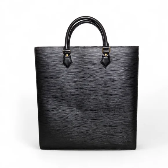Authentic Louis Vuitton Black Epi Leather Sac Plat - Picture 1 of 7